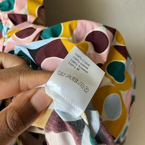 NEW LA DoubleJ Dress Flutter Cap Sleeve Honeybun Gumball Mini Dress Multi‎ Sz S - Picture 13 of 13